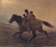 Eastman Johnson A Ride for Liberty-The Fugitive Slaves china oil painting reproduction